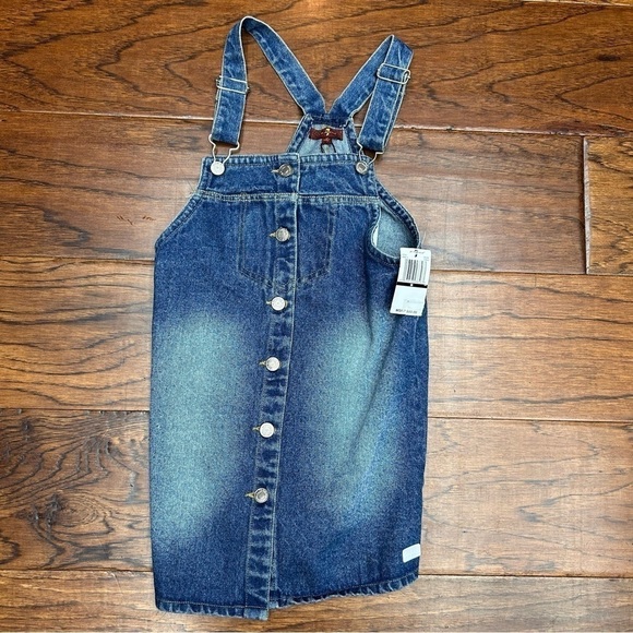 7 for all mankind cotton overalls dress NWT